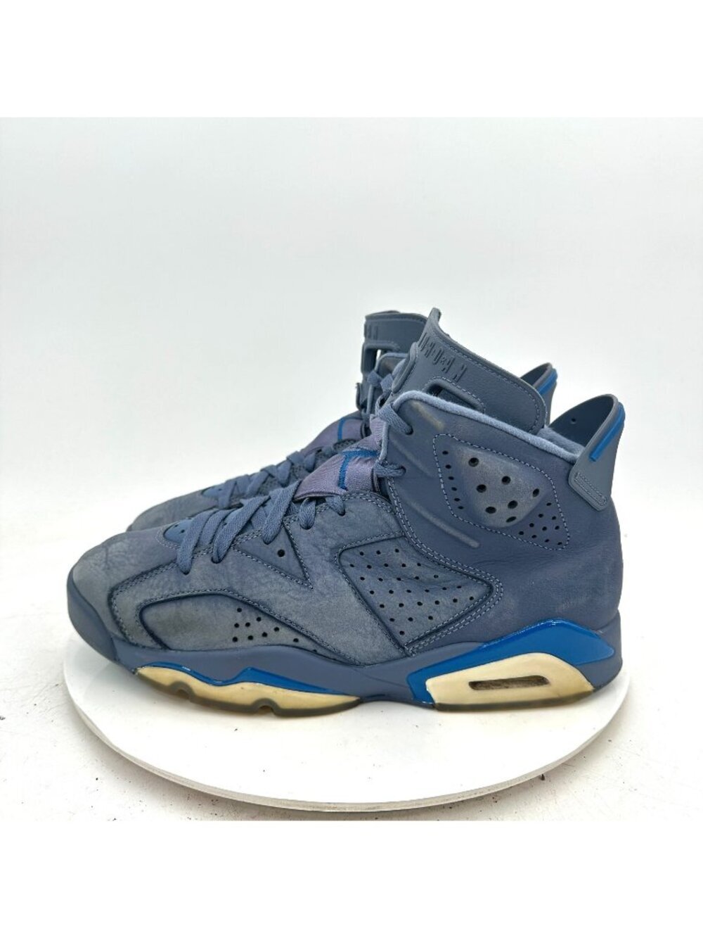 Nike Air Jordan 6 Retro Men Size 10 384664-400 Diffused Blue Shoes